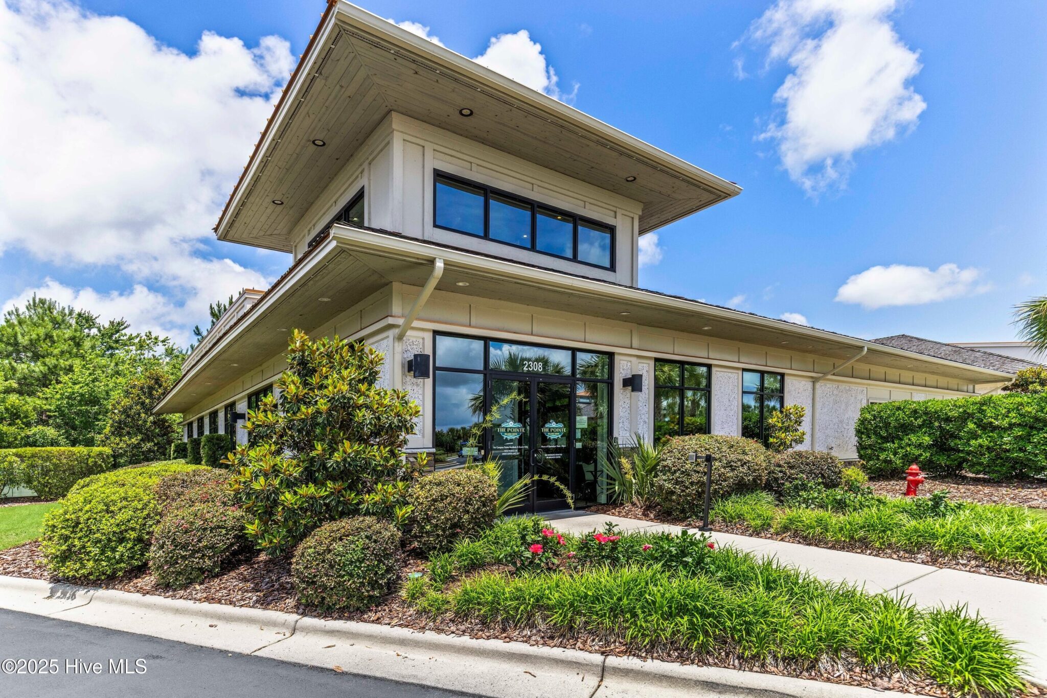 front of clubhouse